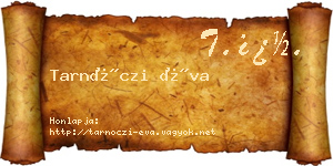 Tarnóczi Éva névjegykártya